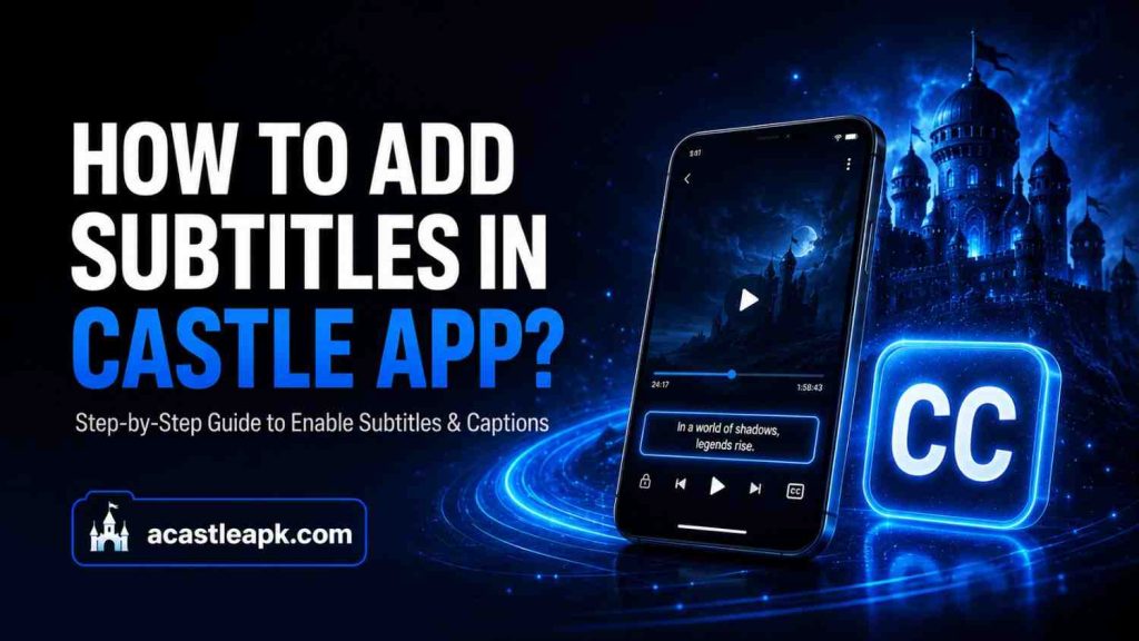 How to add subtitles in Castle App step by step guide?
